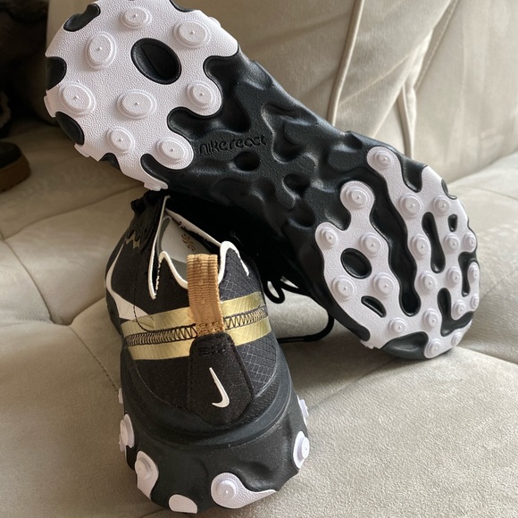 Nike React Element 55 black and gold - Picture 4 of 5